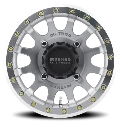 Method Race Wheels Aluminum Wheels 14x7 MR401 Beadlock UTV Bolt Pattern 4 On 136 Offset 38 Lip Size 0.94 Machined Raw Machined SL Method