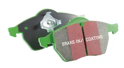 EBC Brakes 6000 Series Greenstuff Truck/SUV Brakes Disc Pads; FMSI Pad No. D2158; Vented; 5 Bolt Holes; 320mm Dia.; 48/51mm Height; 28mm Thick; 69/72mm Center Hole Dia.;