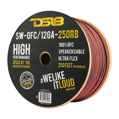 DS18 12-GA OFC 100% Copper Speaker Wire 250 Feet