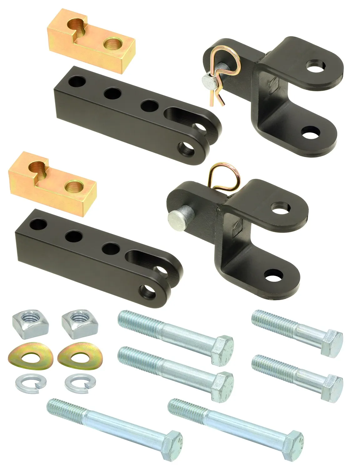 Tow Bar Mounting Kit 97-06 Wrangler TJ/LJ Front Bolt-On Includes Mounting Hardware Works w/Stock/And Most Aftermarket Bumpers For Use w/ CE-9033F RockJock 4x4 product image