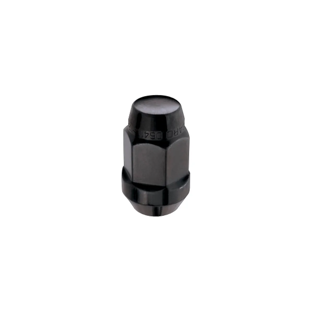 Hex Lug Nut M14x1.5 Cone Seat Bulge 22mm Hex 1.635 in Oal Black (4 Pk) product image