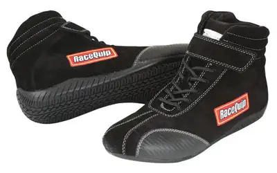 Racequip Euro Carbonl Series Race Shoes Sfi 3.3/ 5 Certified; Black Size 12.0