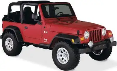 Bushwacker Bushwacker 6in Pocket Style Fender Flares - TJ/LJ