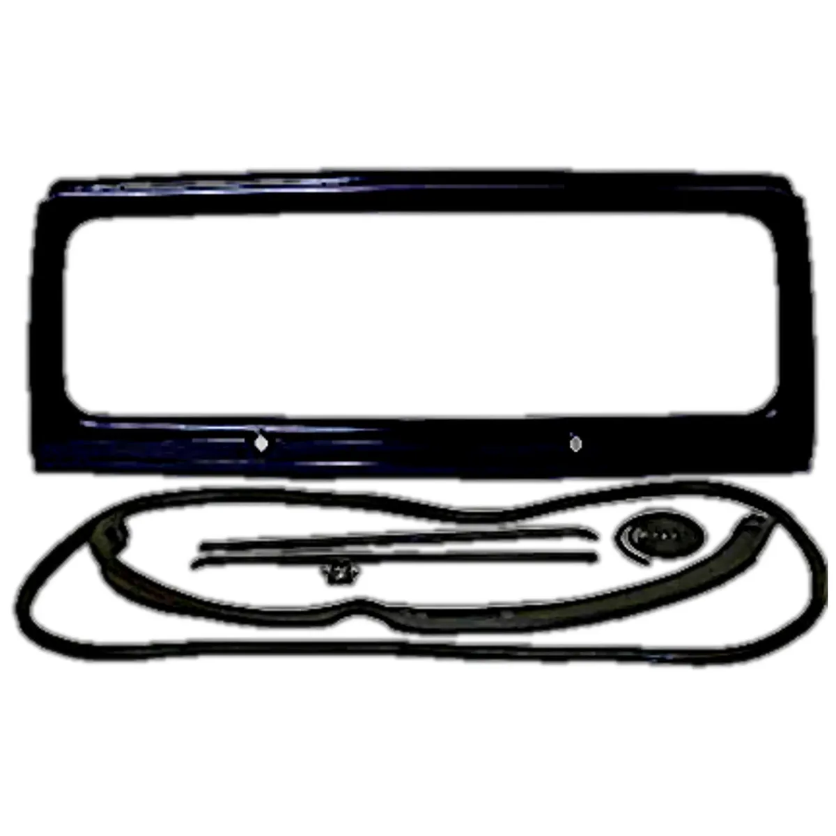1976-1983 CJ-5 CJ Includes: Windshield Frame All seals for glass and frame to body windshield channels and torx screws 1976-1986 CJ-7 CJ Includes: Windshield Frame All seals for glass and frame to body windshield channels and torx screws 1981-1986 product image