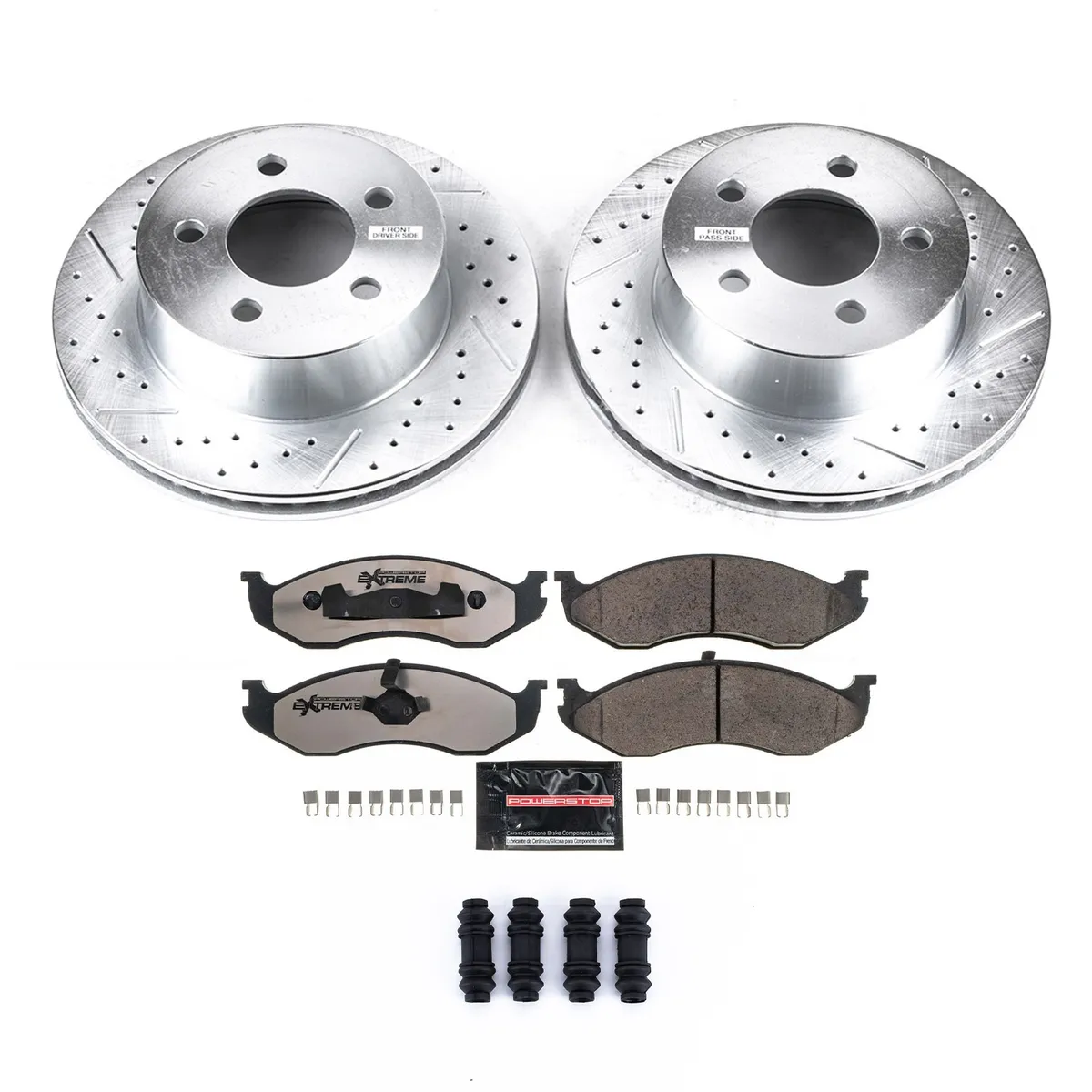 Z36 Truck/Tow Upgrade Kit: Drilled/Slotted Rotors; Carbon-Fiber Ceramic Pads W/Hardware product image