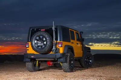 ARB 0718 Wrangler Rear Bar Opt Swing Awayintegrit Texture