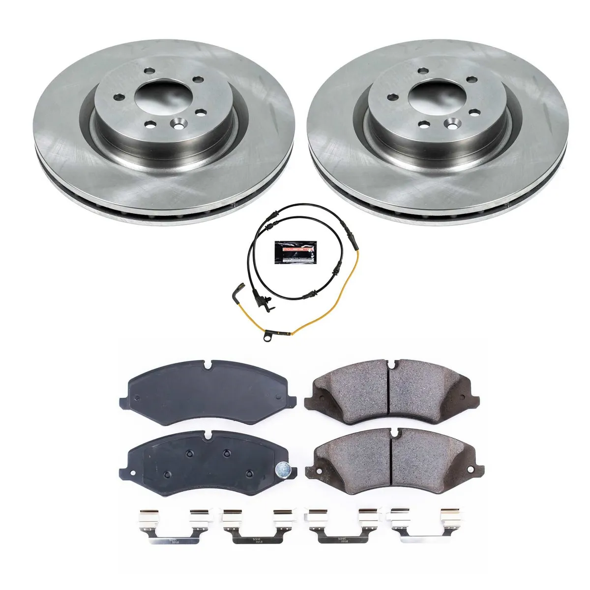 Z17 Direct Replacement Kit: Rotors; Ceramic Pads W/Hardware; Pad Sensors product image