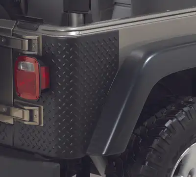 Rugged Ridge Bodyarmor-Rr Corners-Tj (W/Bus Flares)