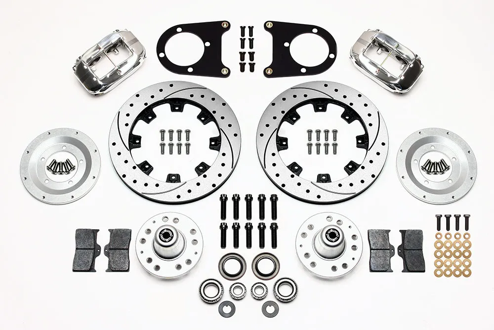 1937 - 1948 Ford Forged Dynalite Big Brake Front Brake Kit (Hub) - 140-8583 product image