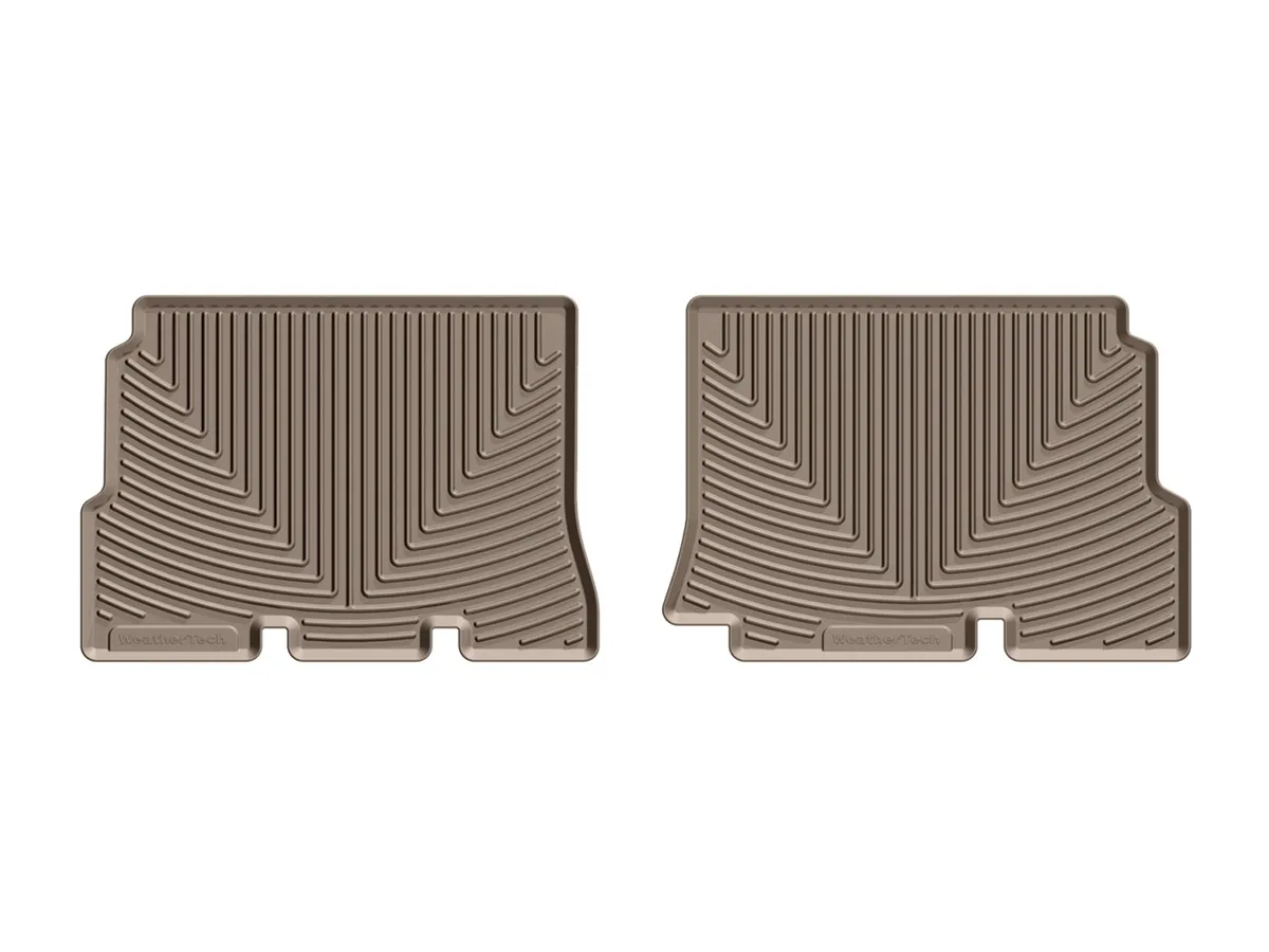 Tan Front Rubber Mats Jeep Wrangler Unlimited 2014 + product image