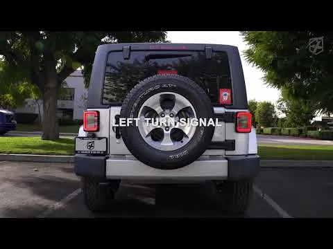 Xprite Jeep Wrangler JK LED Tail Lights 07-18 – Plug & Play Rear Brake, Turn Signal | Inspire Series product image