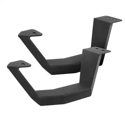 Go Rhino Go Rhino - 6940518720PC - RB20 Running Boards With Mounting Brackets & 2 Pairs of Drop Steps Kit - Textured Black