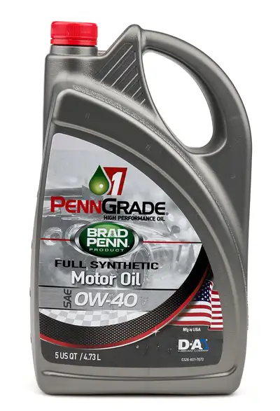 PennGrade Penngrade 1 Full Synthetic High Performance Oil SAE 0w40 5 qt Case of 4