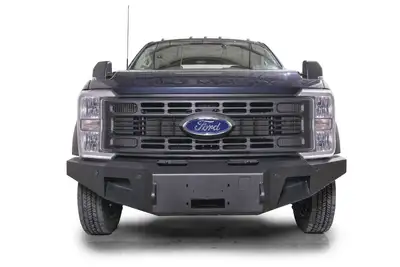 Fab Fours Ford F450-F550 Premium Front Bumper w/ No Guard Adaptive Cruise Control Compatible