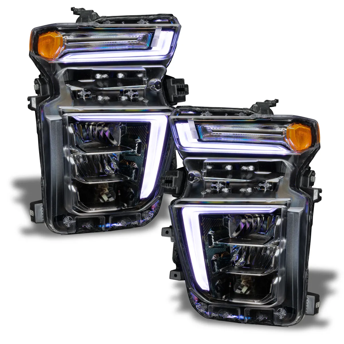 Oracle Lighting 2020-2021 Chevrolet Silverado HD 2500 3500 Colorshift Rgb+w Headlight DRL Upgrade Kit product image