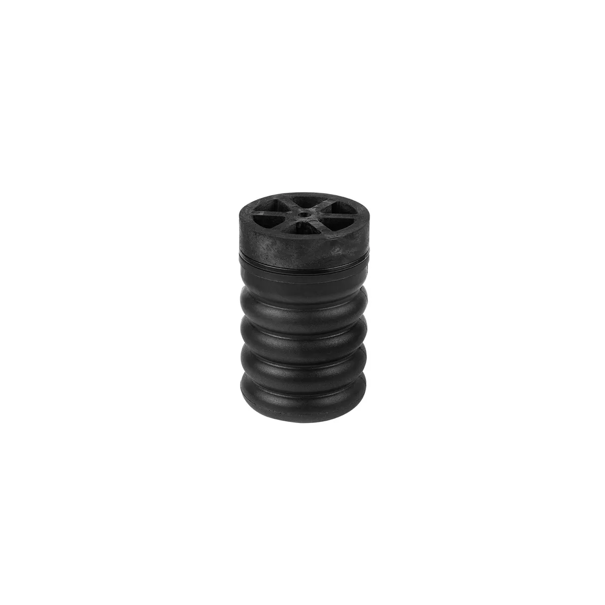 SumoSprings; Front Or Rear; Incl. Two 1 in. Spacers; For Fabricators And Custom Applications; One Piece Hollow Center; 1500 lbs. At 50 Percent Compression; Black; product image