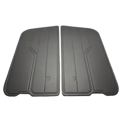 Crown Automotive Jeep Replacement Door Panel Set; Pair; Charcoal;