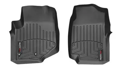 Weathertech 2004 - 2007 Buick Rainier Black Front FloorLiner / 2002 - 2009 Chevrolet Trailblazer Black Front FloorLiner w/o 3rd row / 2002 - 2004 Oldsmobile Bravada (4 door) Black Front FloorLiner