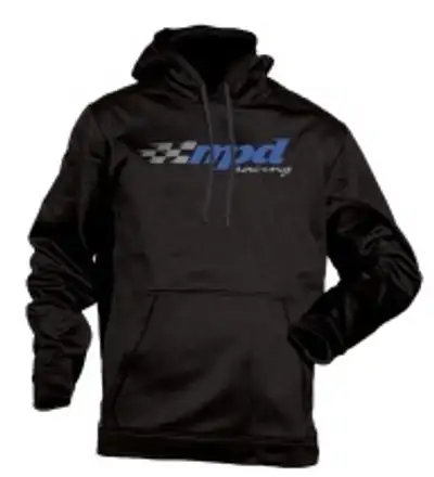 MPD Racing MPD Black Hooded Sweatshirt Medium