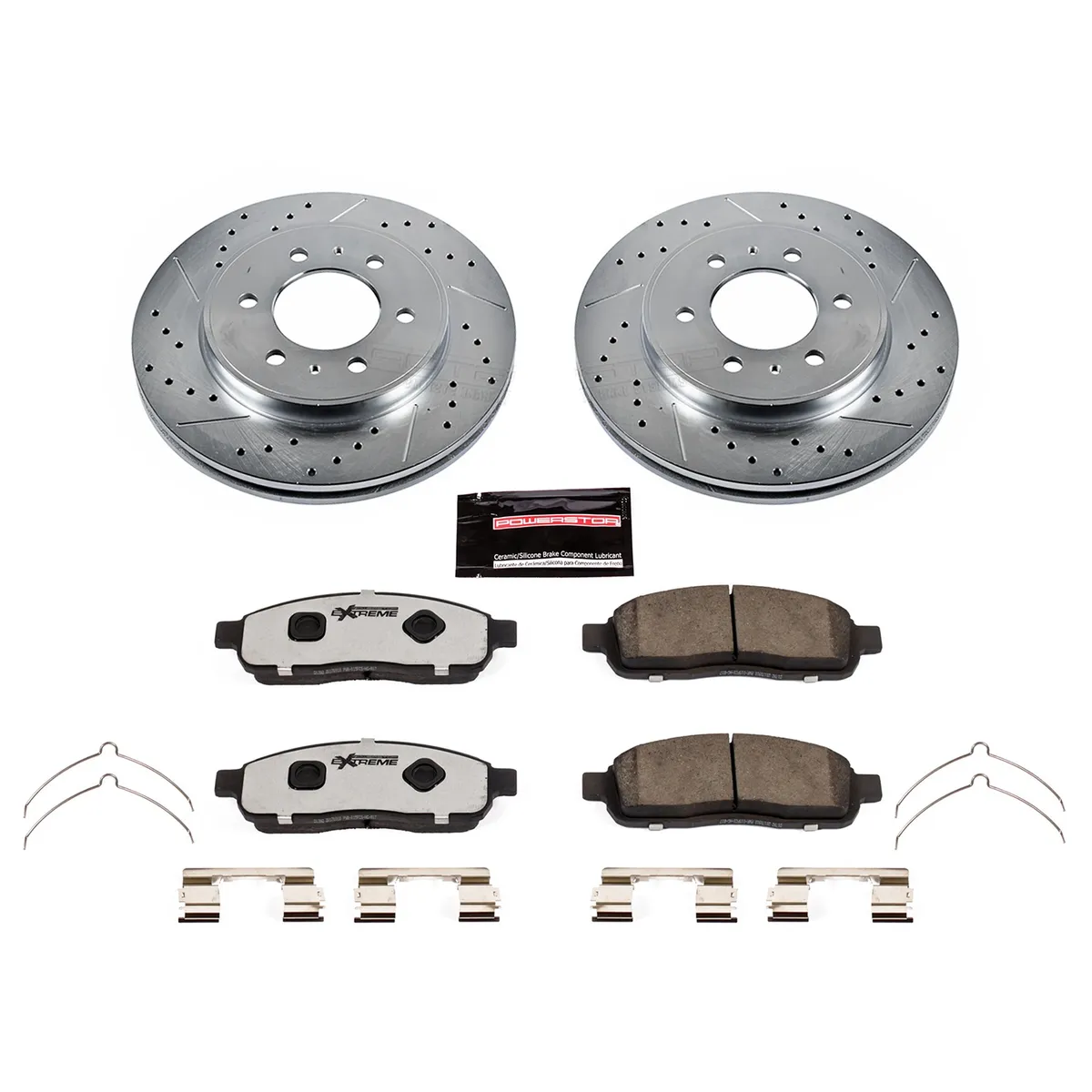 Z36 Truck/Tow Upgrade Kit: Drilled/Slotted Rotors; Carbon-Fiber Ceramic Pads W/Hardware product image