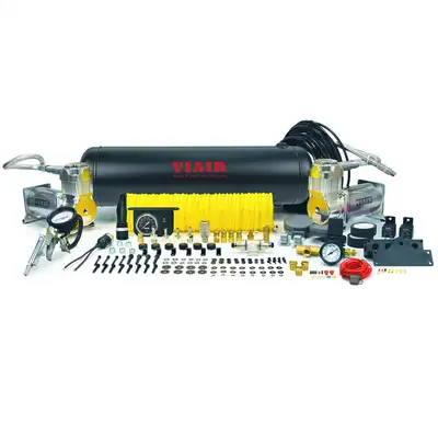 Viair Dual Stealth Black 380C Onboard Air System (200 PSI Â· 2.54 CFM Â· 44 Amp Â· 12V Â· 2.5 Gal. Tank)