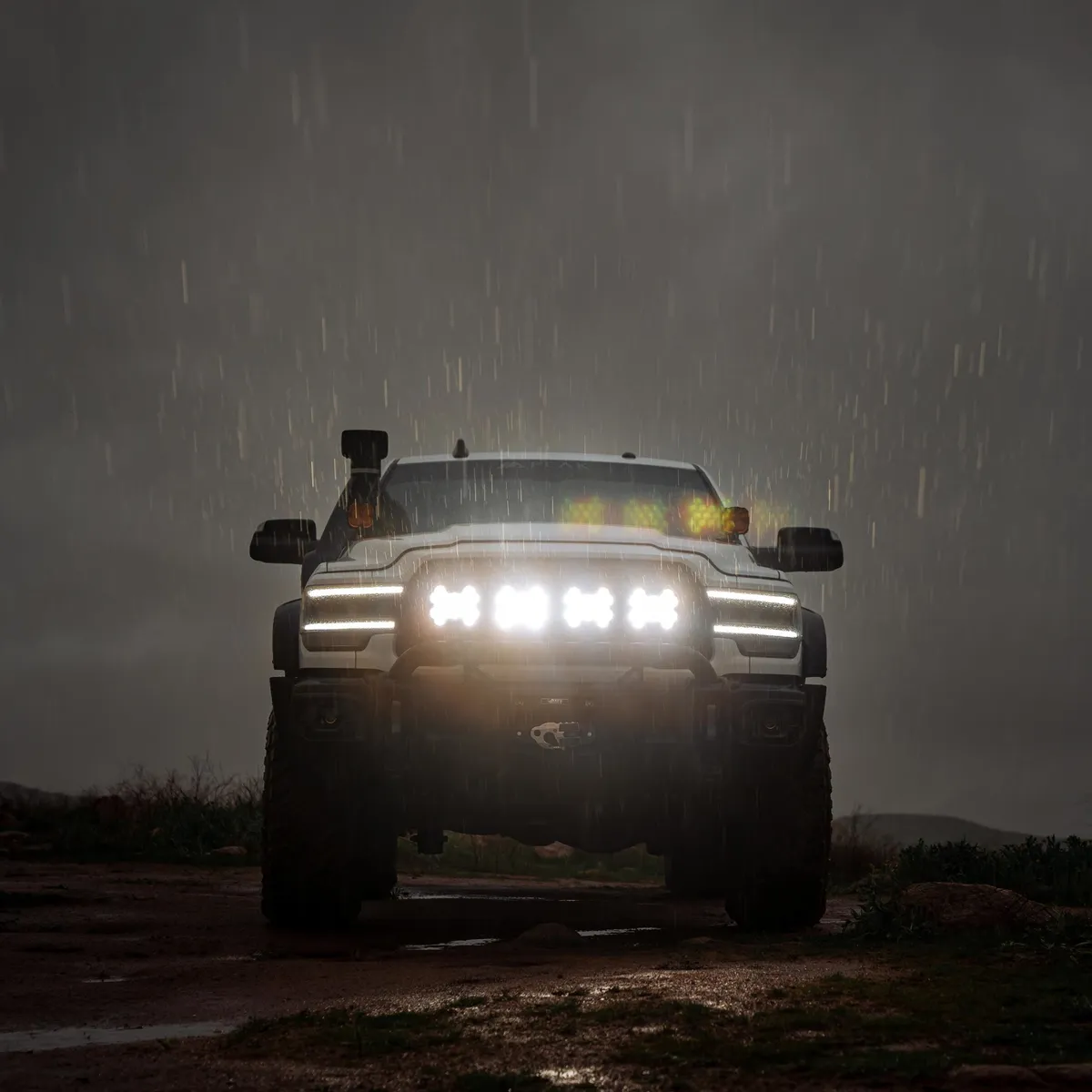 KC HiLiTES 5209 SlimLite 8 LED - Light Shield - SAE Driving - Clear product image