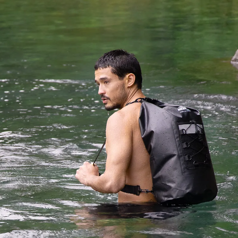 Roll-Top Dry Bag Backpack Army Green product image