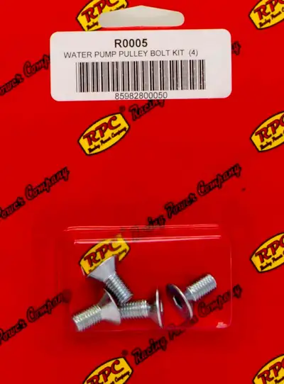 Racing Power Company Bolt Kit For SBC/BBC Alum LWP Pulley 4pk