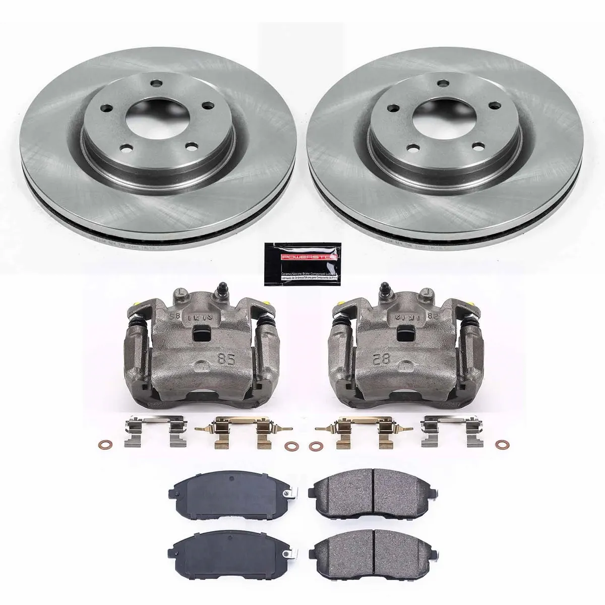Z17 Direct Replacement Kit: Rotors; Ceramic Pads; Calipers product image