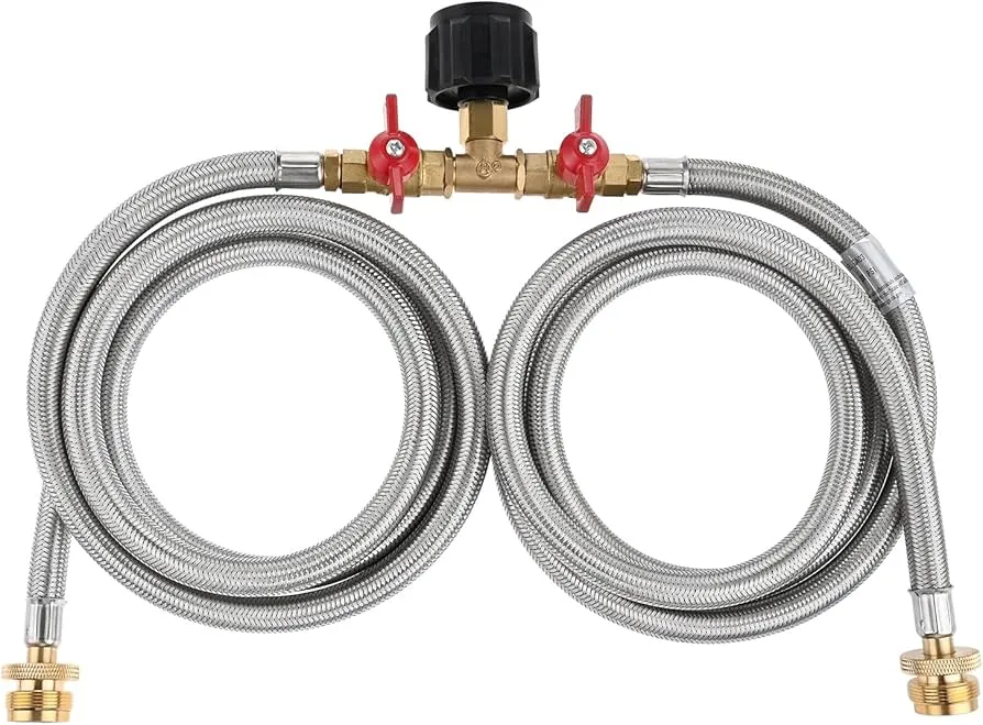 Propane Two Way Y Splitter Adapter Hose product image