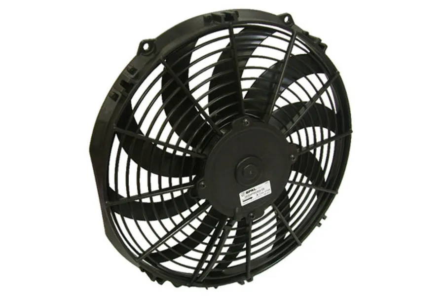 92-00 Civic All-Aluminum Fan Shroud w/ 12-inch SPAL Fan - Black product image