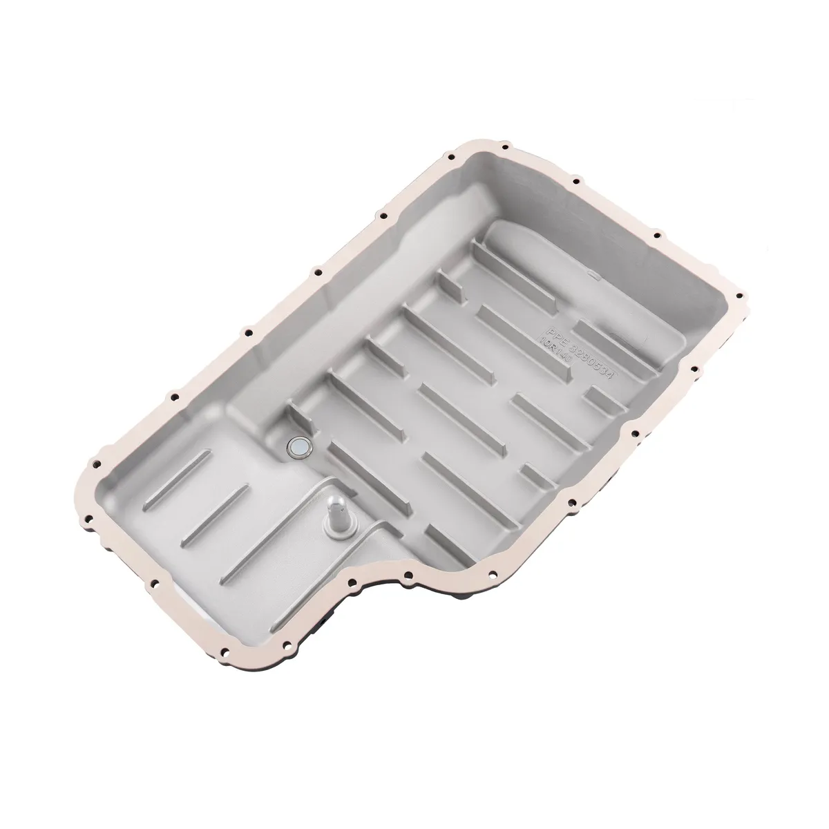 Pacific Performance Engineering PPE 10R140 Deep Transmission Pan - Ford F-250/350/450/550/600 Gas 2020-2025 - Step Bottom - Brushed - 328053410