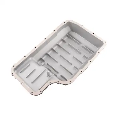 Pacific Performance Engineering PPE 10R140 Deep Transmission Pan - Ford F-250/350/450/550/600 Gas 2020-2025 - Step Bottom - Brushed - 328053410