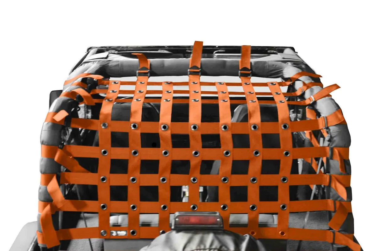 Steinjager Tops and Covers 1987-1995 Cargo Nets Orange
