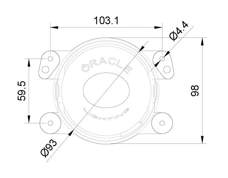 ORACLE Lighting 20W LED Fog Lights for Jeep Wrangler JK/JL & Gladiator JT | High Performance Plug-and-Play product image