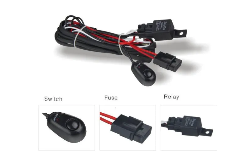 DV8 Offroad Wiring Harness WRelay And Switch DV8 Offroad