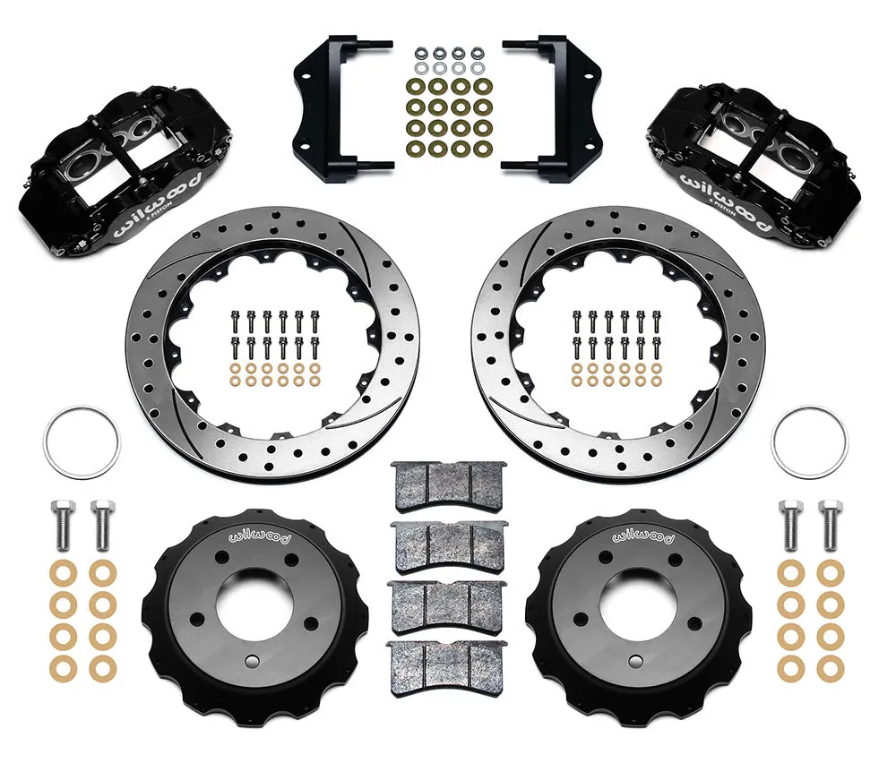 1985 - 1987 Chevrolet Forged Narrow Superlite 6R Big Brake Front Brake Kit (Hat) - 140-11918 product image