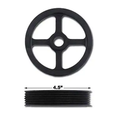 PSC Motor Sports 4.5 In Power Steering Pump Pulley 6 Rib Serpentine Type Ii/Cbr/Cbx