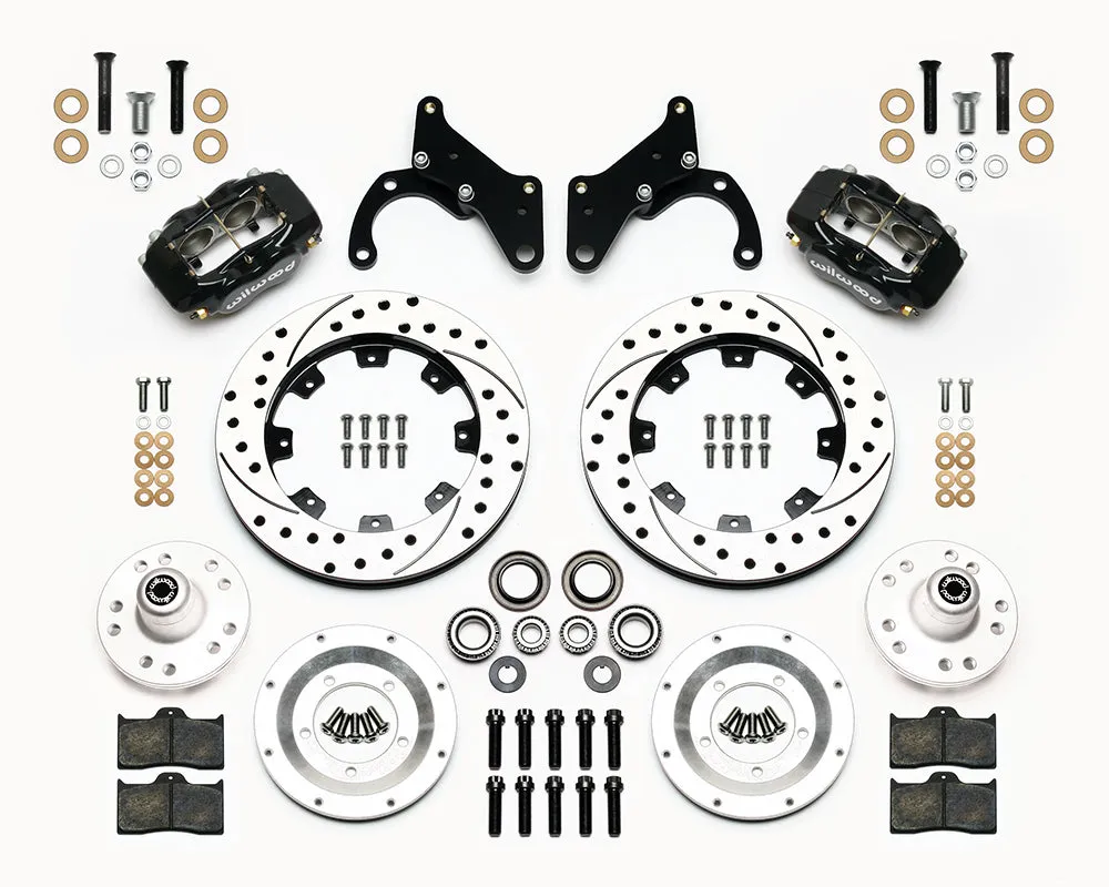 1965 - 1968 Chevrolet Forged Dynalite Big Brake Front Brake Kit (Hub) - 140-12022 product image