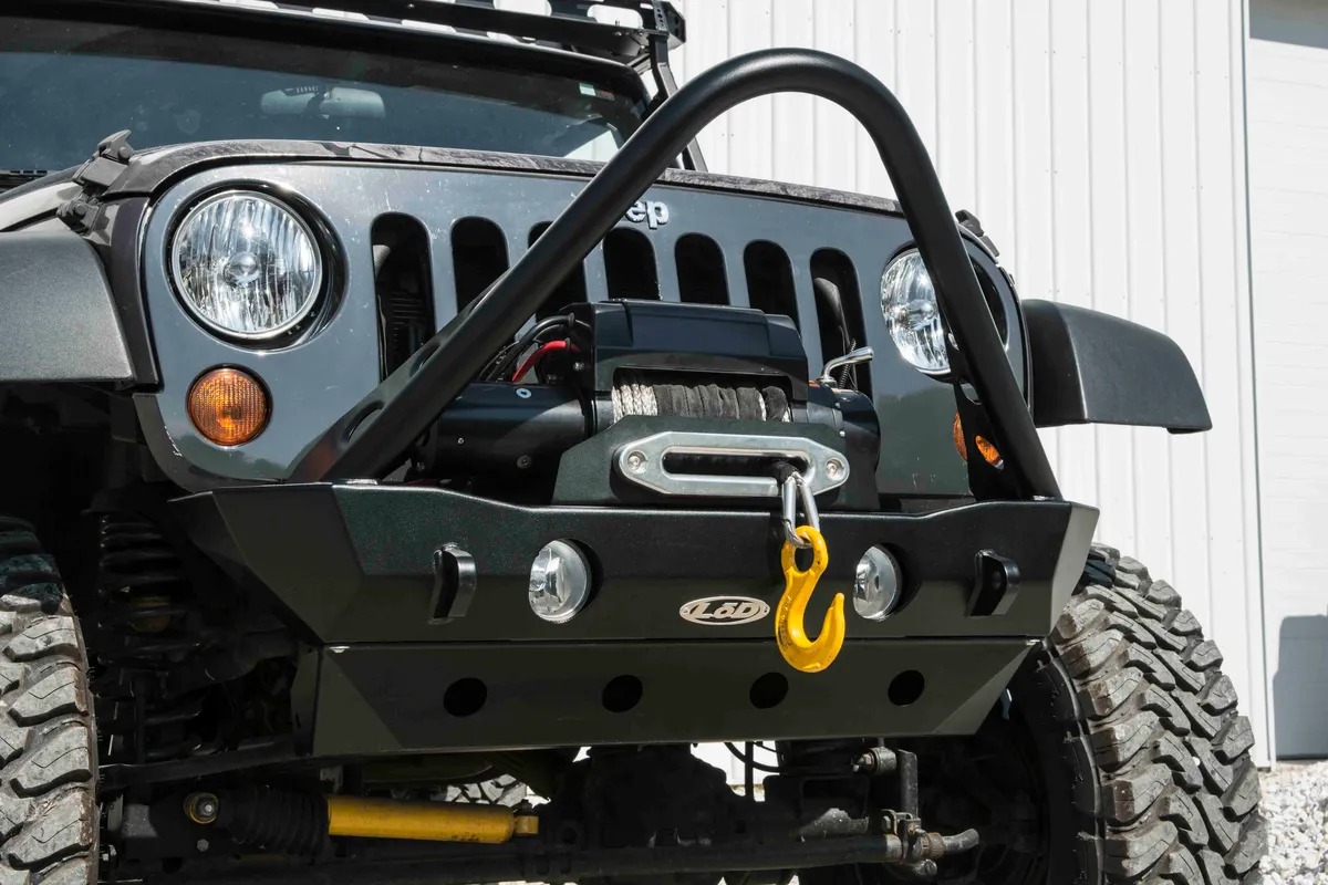 LoD Offroad Signature Series Shorty Front Bumper w/ Bull Bar for Jeep JK product image