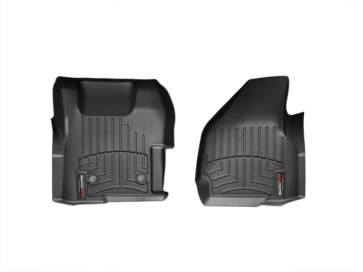 2011 + Ford F-250/F-350/F-450/F-550 Front FloorLiner Fits regular cab; fits vehicles with floor mounted 4x4 transfer case Black product image