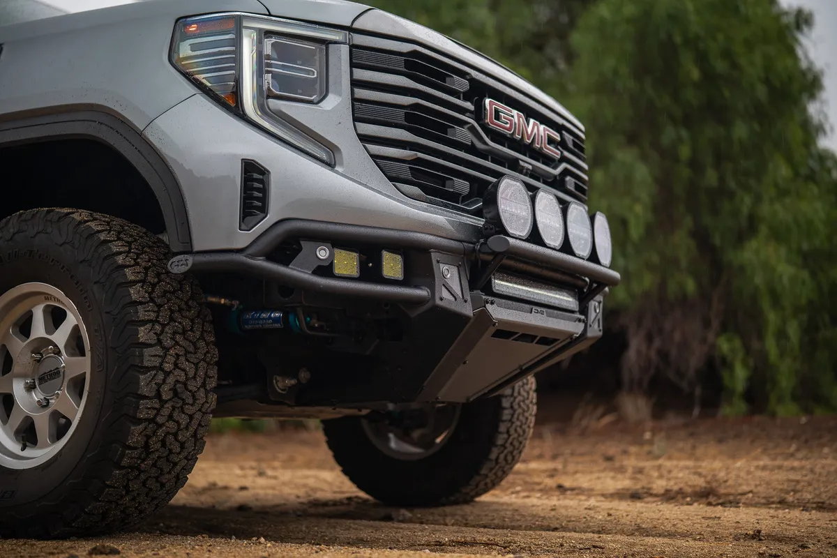 DV8 2022-2025 GMC Sierra 1500 Tube Front Bumper FBGC1-04 product image