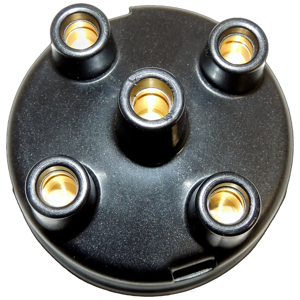 Distributor Cap; Plastic; Copper; Black; For Models w/ Crown PN[923068 OR 923068E] Distributors; product image