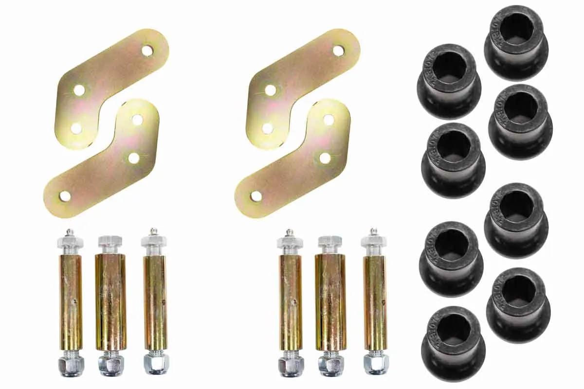 Fishbone Offroad Rear Boomerang Shackles for 1987-1995 Jeep Wrangler FB27251 product image