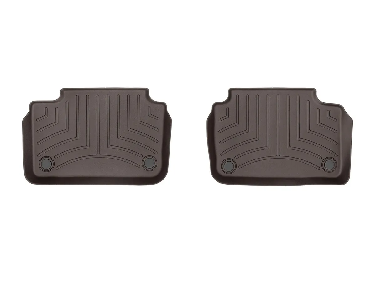 Weathertech FloorLiner™ DigitalFit®; Cocoa; Rear; 2 Piece;