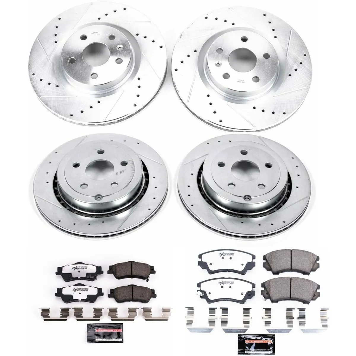Z26 Street Warrior Upgrade Kit: Drilled/Slotted Rotors; Carbon-Fiber Ceramic Pads W/Hardware product image