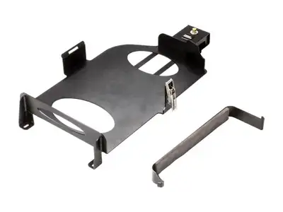 Front Runner Side Mount Jerry Can Holder; Incl. Installation Hardware; Fitting Instruction; Black Powder-Coated; High Strength Steel; 9.1 in. L x 15.2 in. W x 28 in. H;