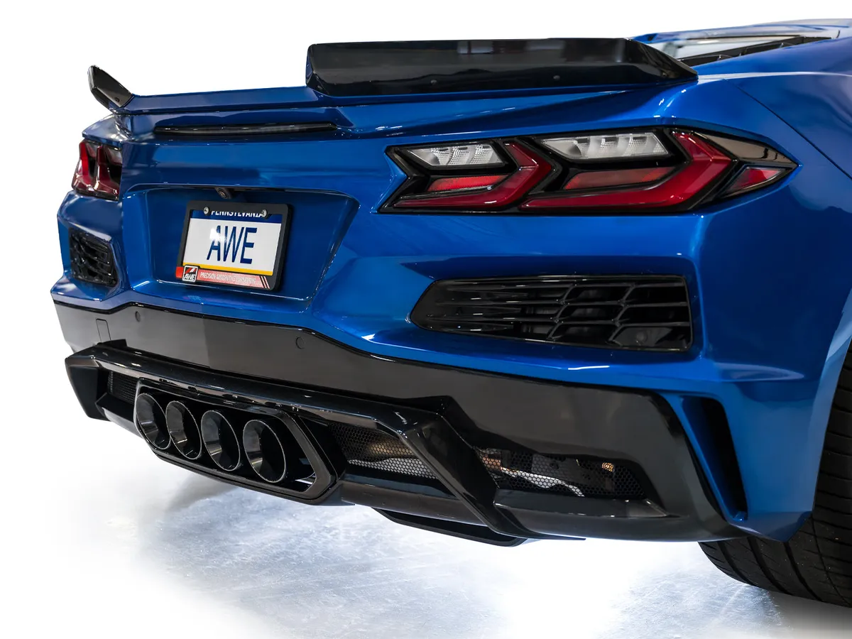 AWE SwitchPath Exhaust for C8 Corvette Z06 - Diamond Black Tips product image