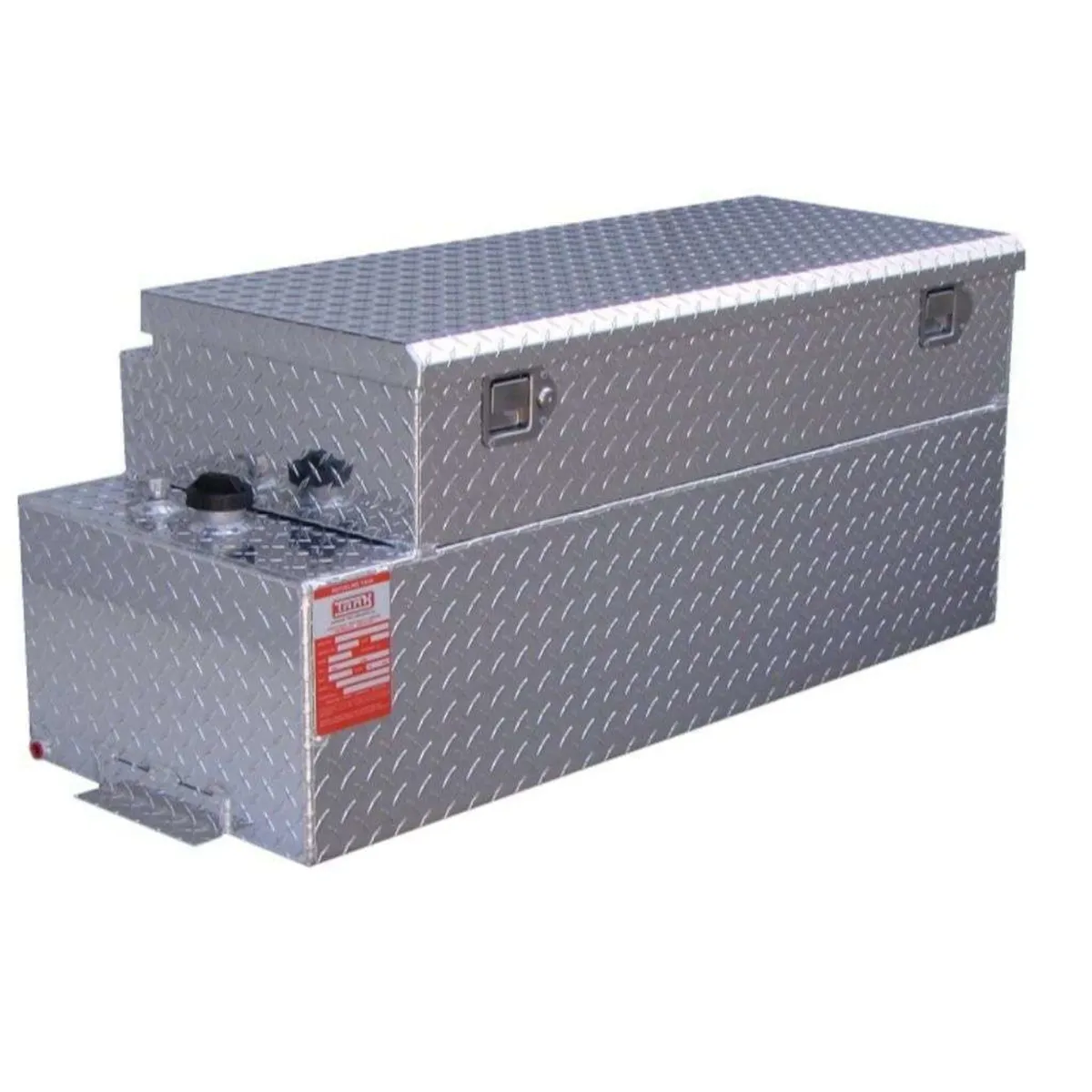 DOT Approved(Gas) 30 Gallon Aluminum Rectangle Auxilary Tank/Toolbox Combo product image
