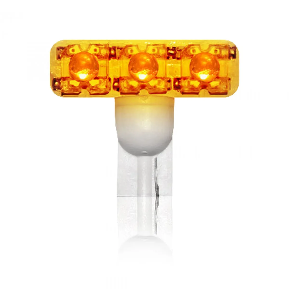 194 168 T-10 High-Power 1-Watt LED Bulb 1pc Only - Amber Replaces Factory Ford Superduty 99-16 Cab Light Bulbs 6 LED product image